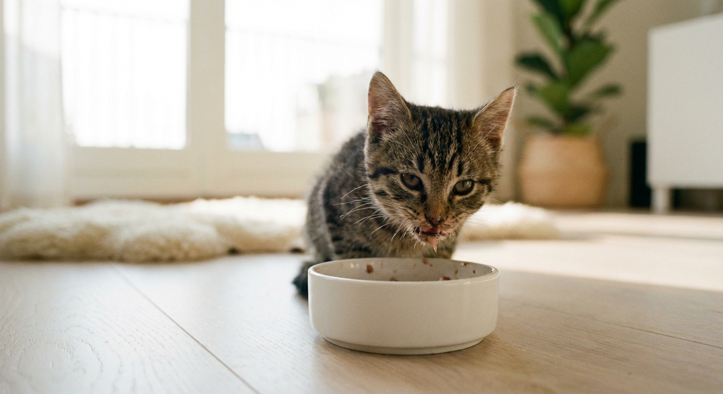 Hur mycket ska en kattunge äta? Komplett matguide för olika åldrar