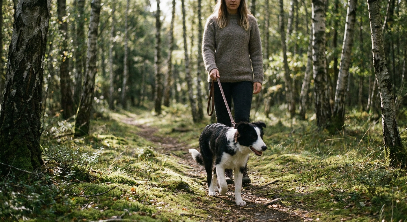 Hund drar i koppel – så tränar du bort det