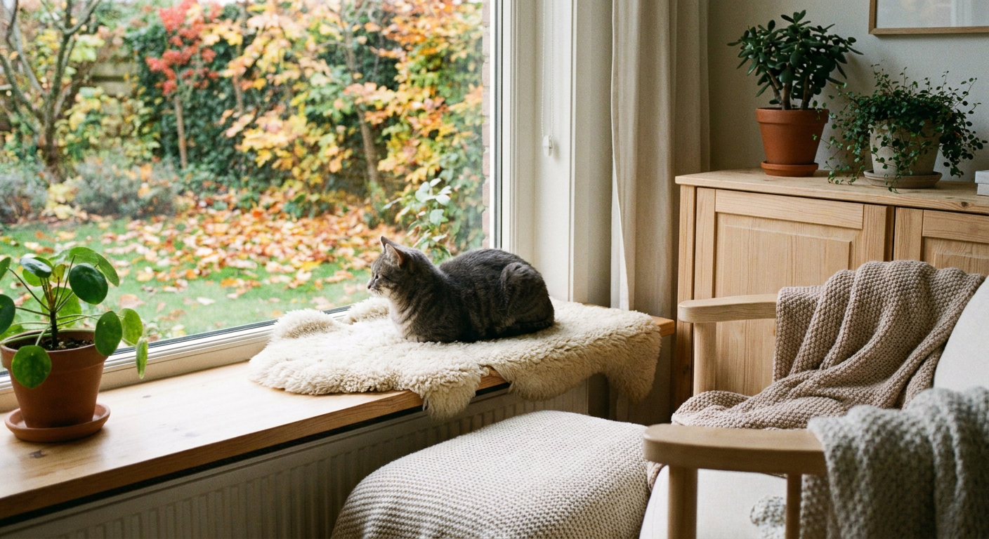Katt ensam hemma – tecken på stress och vad du kan göra