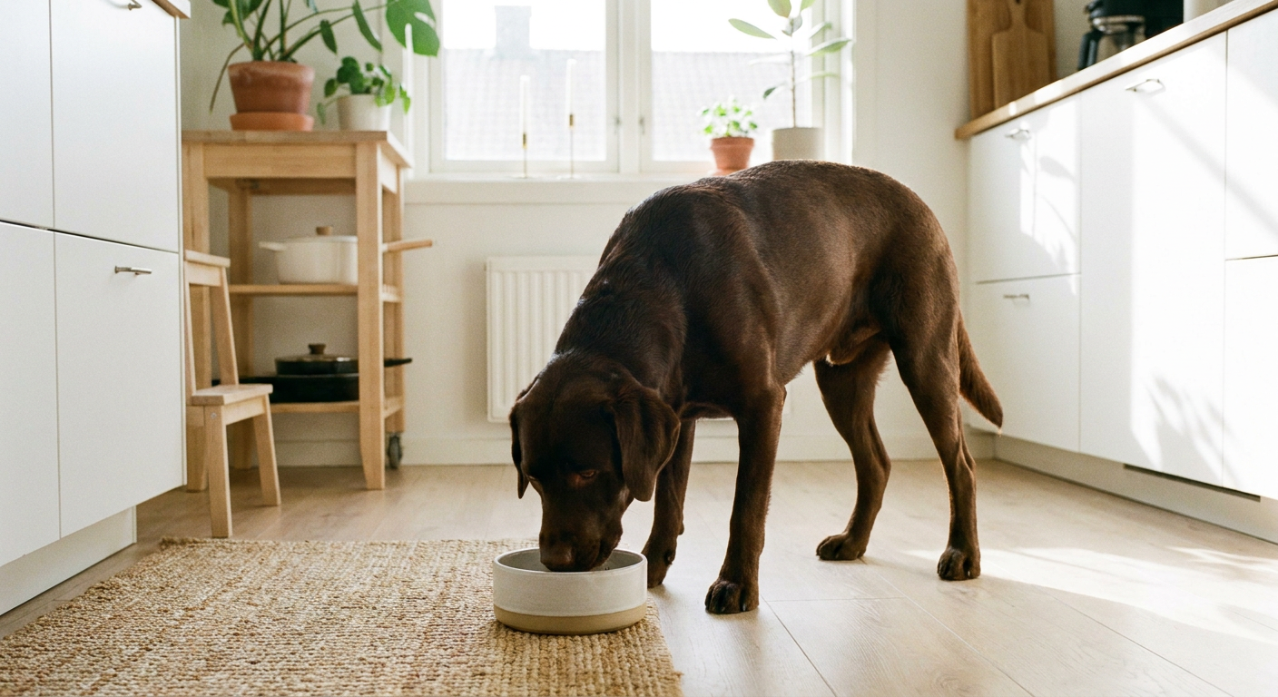 Labrador retriever – foder, portioner och aktivering